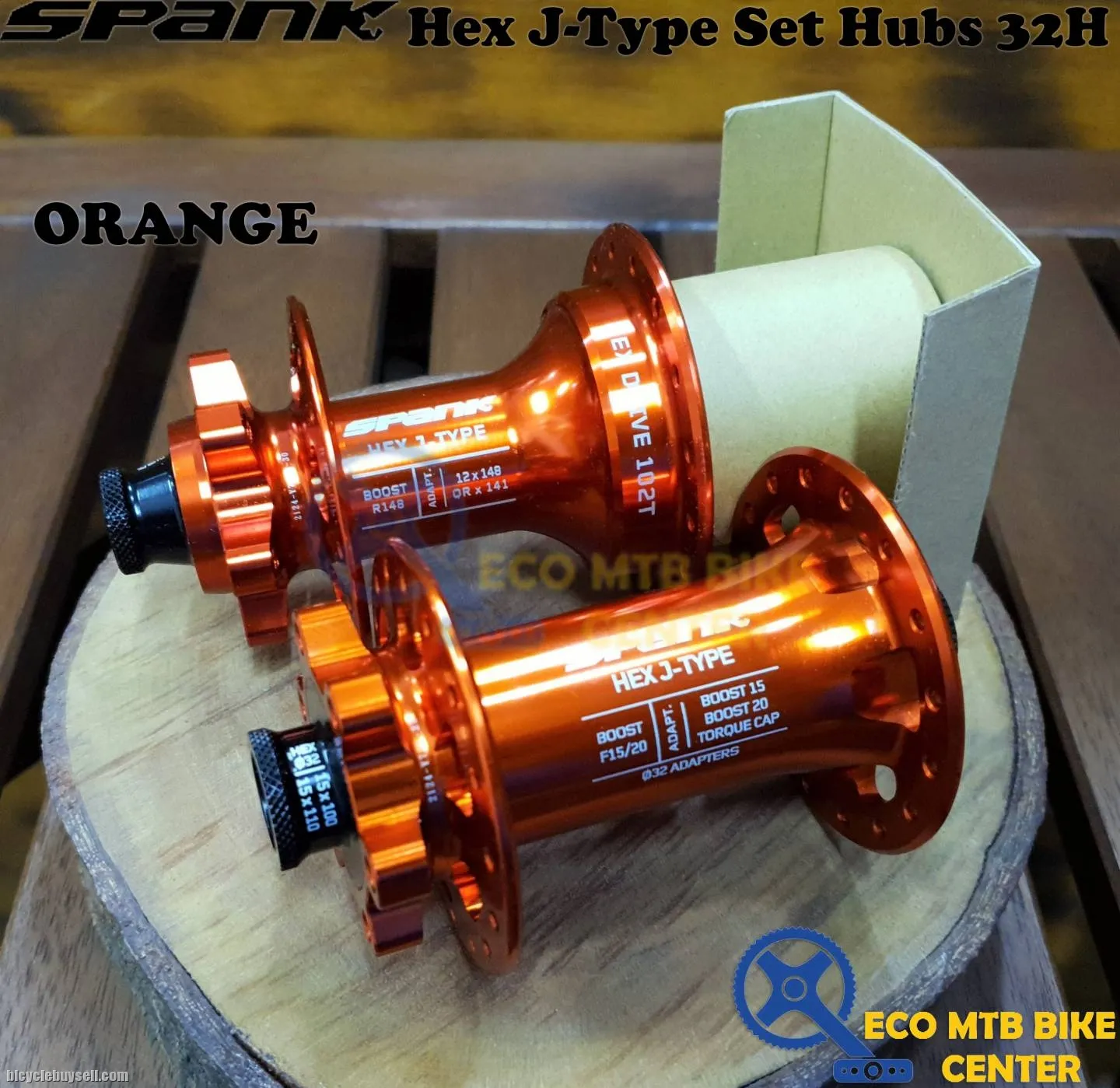 SPANK Hex J-Type Boost Set Hubs 102T 32H (Sell in Set)