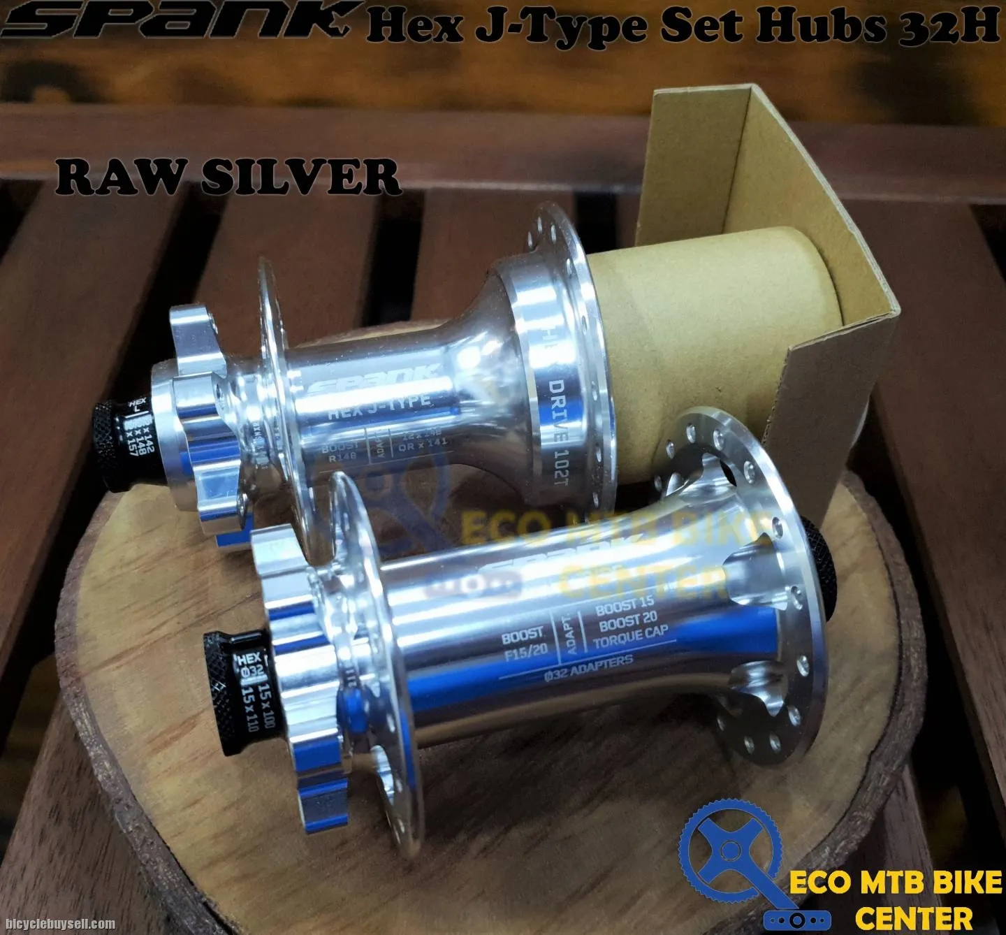SPANK Hex J-Type Boost Set Hubs 102T 32H (Sell in Set)