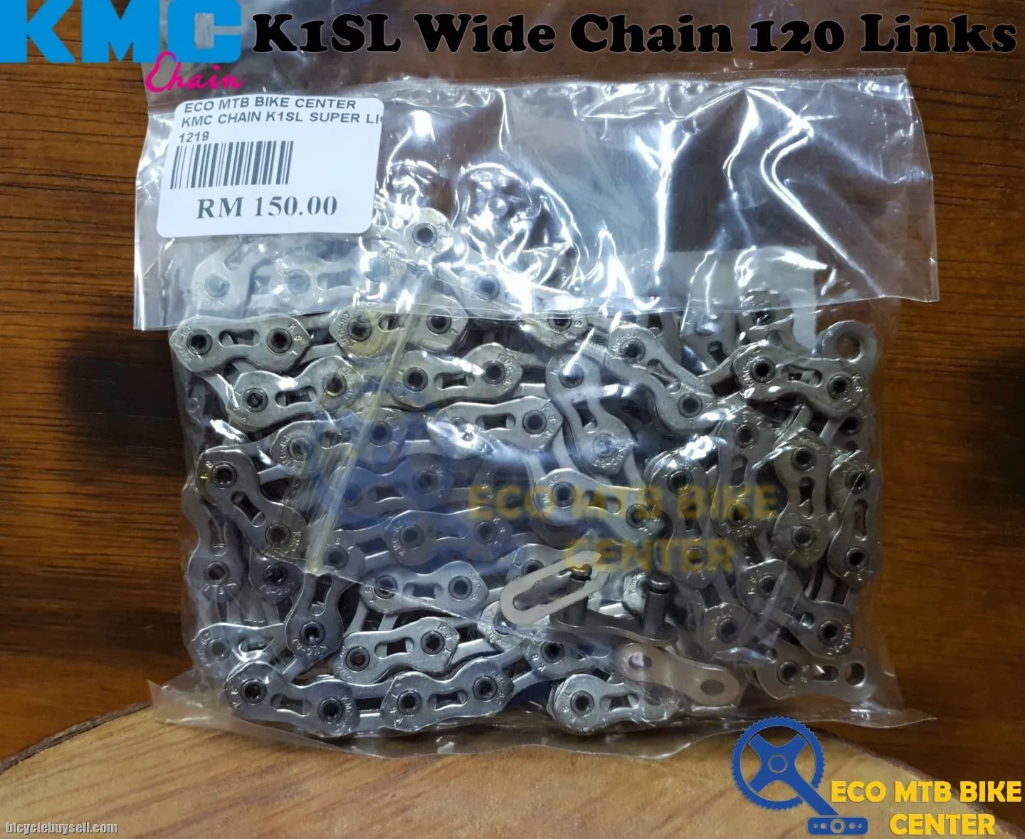 KMC K Series Single Speed Chain K1SL Wide 120L (OE Packing)