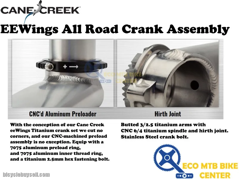 CANE CREEK Crankarm EEWings All Road Crank Assembly 170mm