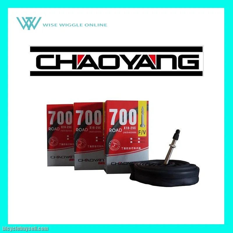 *Ready Stk* Buy 5 Free 1 Set Tire Lever ChaoYang Bicycle Inner Tube Size 700x18-25c Presta
