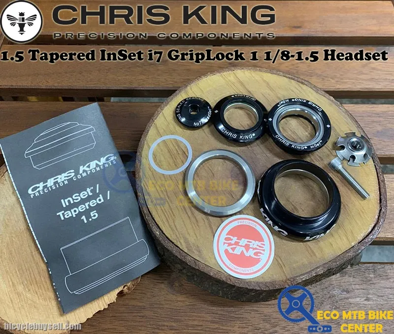 CHRIS KING 1.5 Tapered InSet i7 GripLock 1 1/8-1.5 Headset