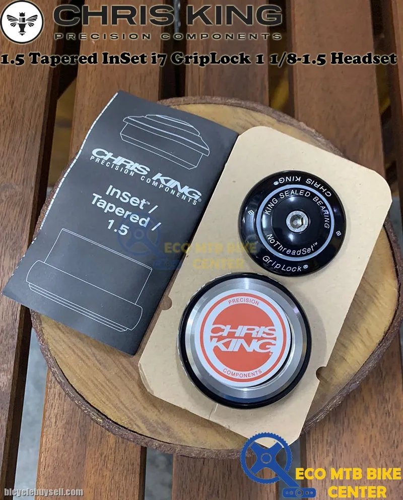 CHRIS KING 1.5 Tapered InSet i7 GripLock 1 1/8-1.5 Headset