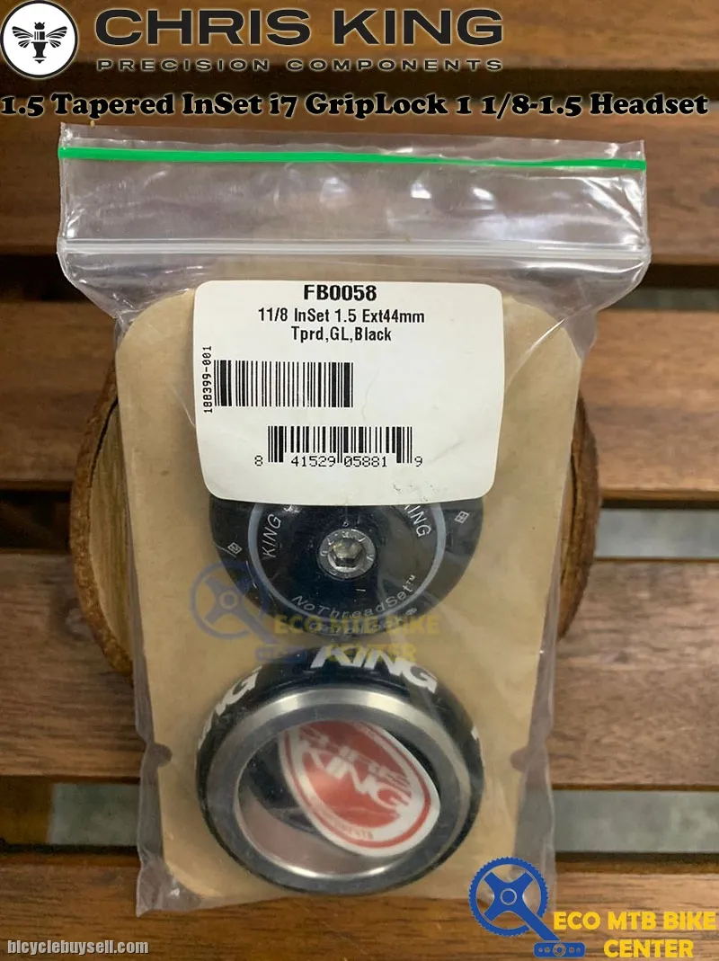 CHRIS KING 1.5 Tapered InSet i7 GripLock 1 1/8-1.5 Headset