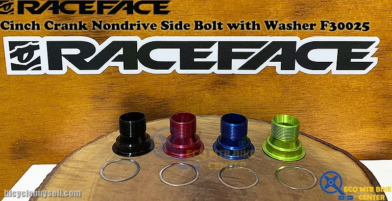 RACEFACE Accessory Cinch Crank Nondrive Side Bolt with Washer for Next SL/Turbine