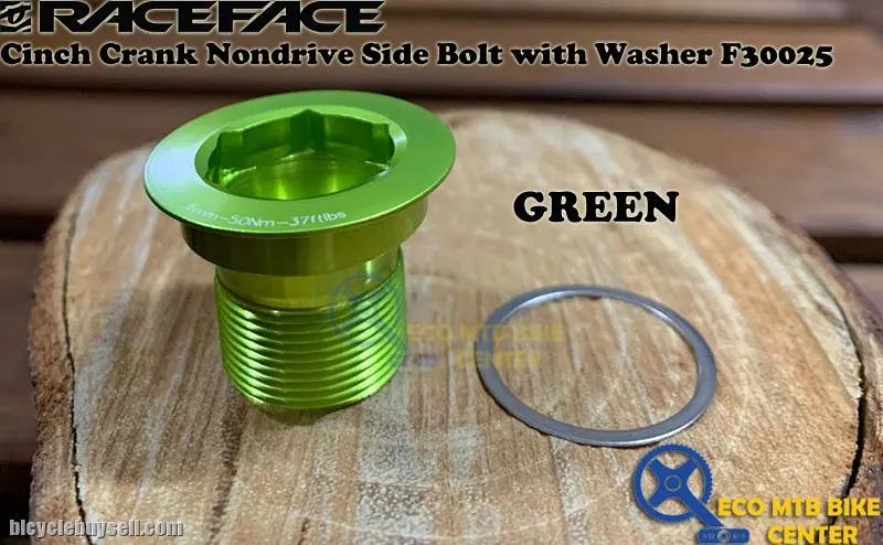 RACEFACE Accessory Cinch Crank Nondrive Side Bolt with Washer for Next SL/Turbine