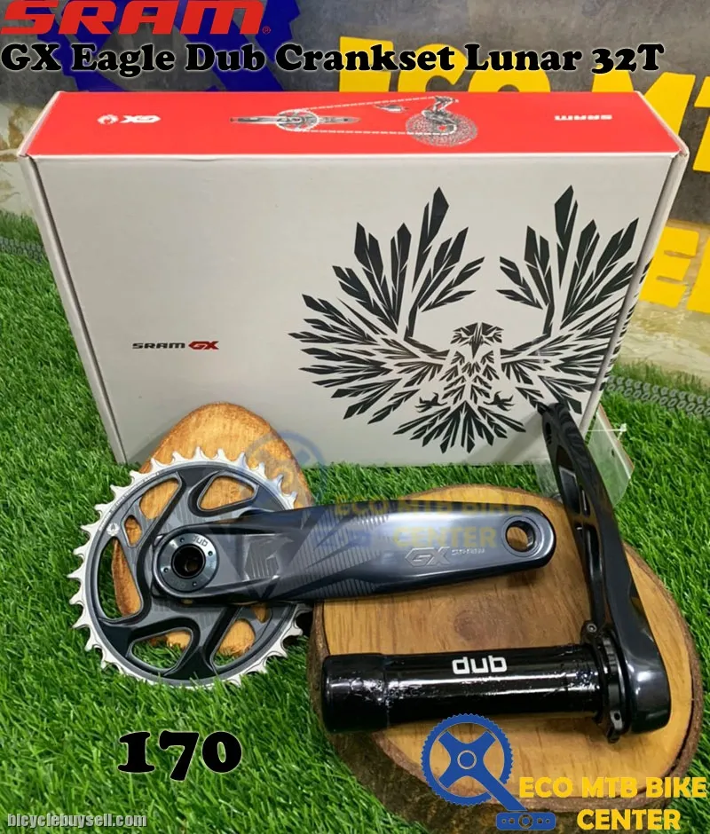 SRAM GX Eagle Dub Crankset Lunar 32T