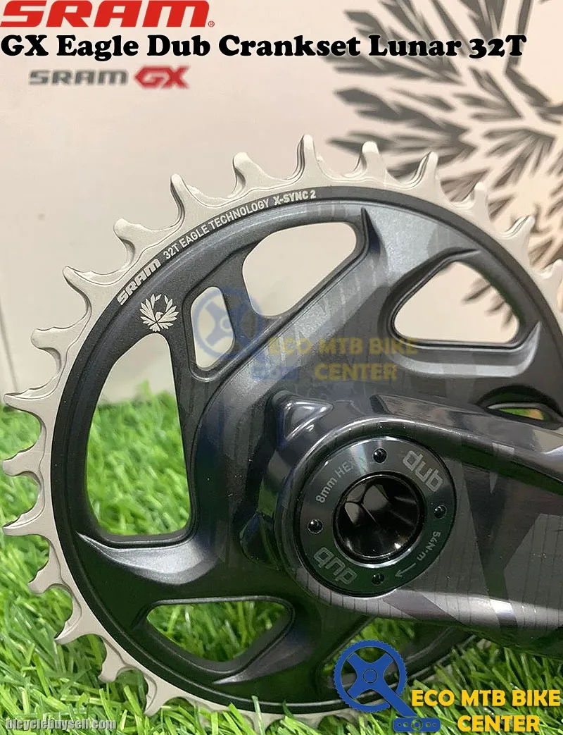 SRAM GX Eagle Dub Crankset Lunar 32T