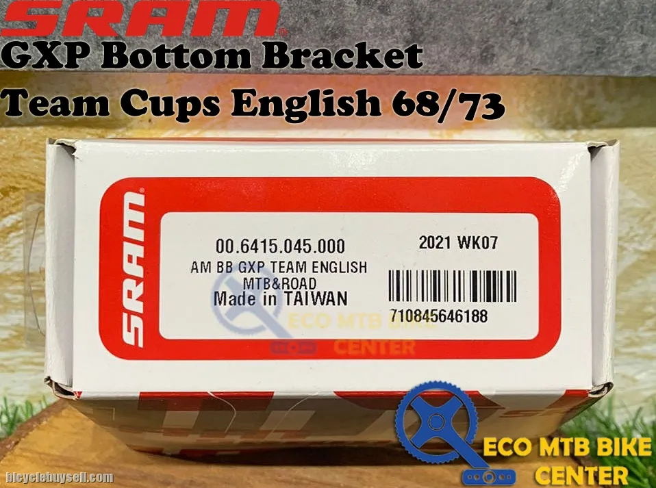 SRAM GXP Bottom Bracket Team Cups English 68/73 BSA