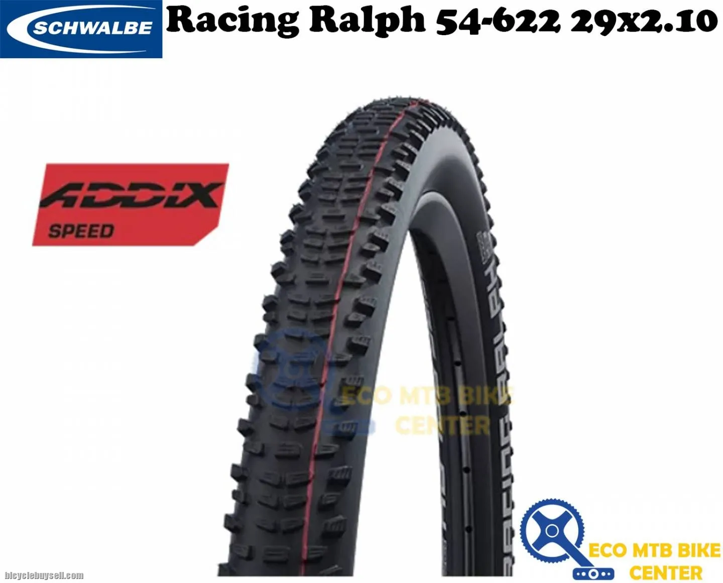 SCHWALBE Tires Racing Ralph 54-622 Evo, Super Ground, TLE Addix Speed 29x2.10