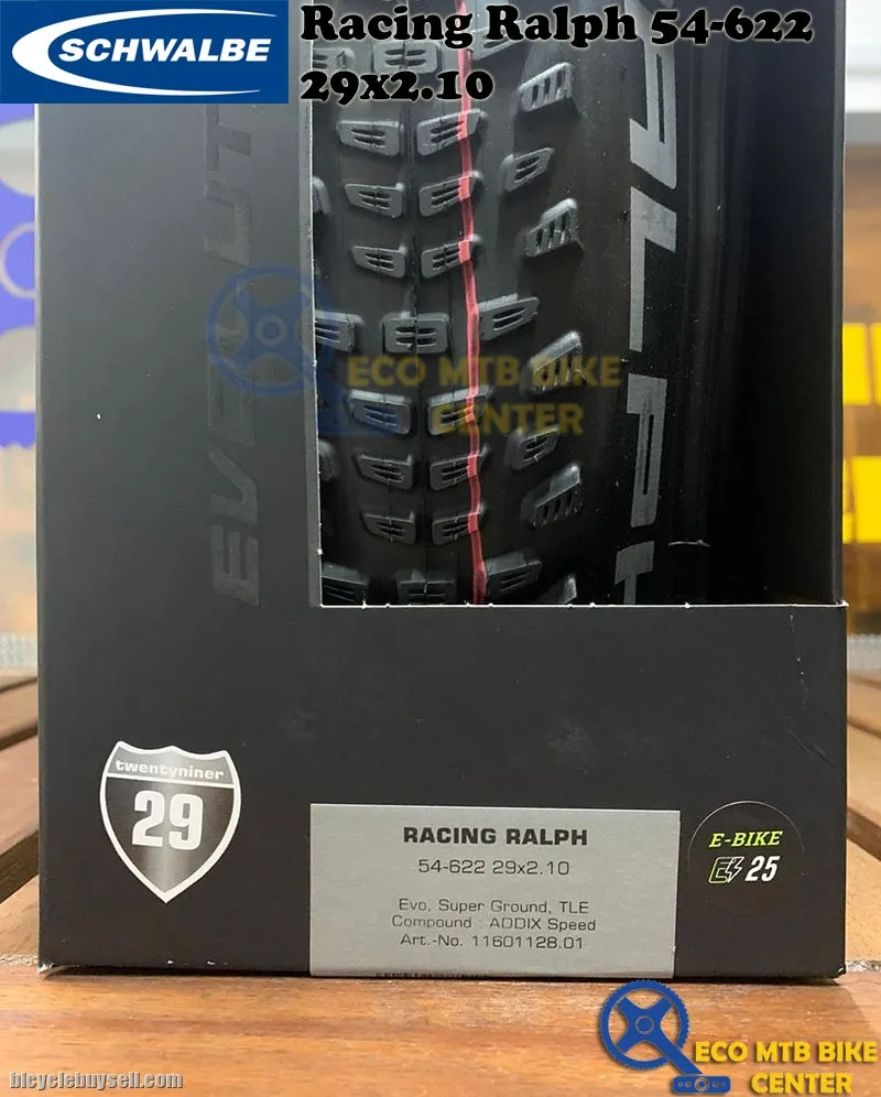 SCHWALBE Tires Racing Ralph 54-622 Evo, Super Ground, TLE Addix Speed 29x2.10