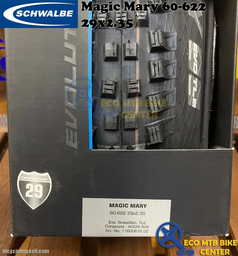 SCHWALBE Tires Magic Mary 60-622 Evo, SnakeSkin,TLE Addix Soft 29x2.35