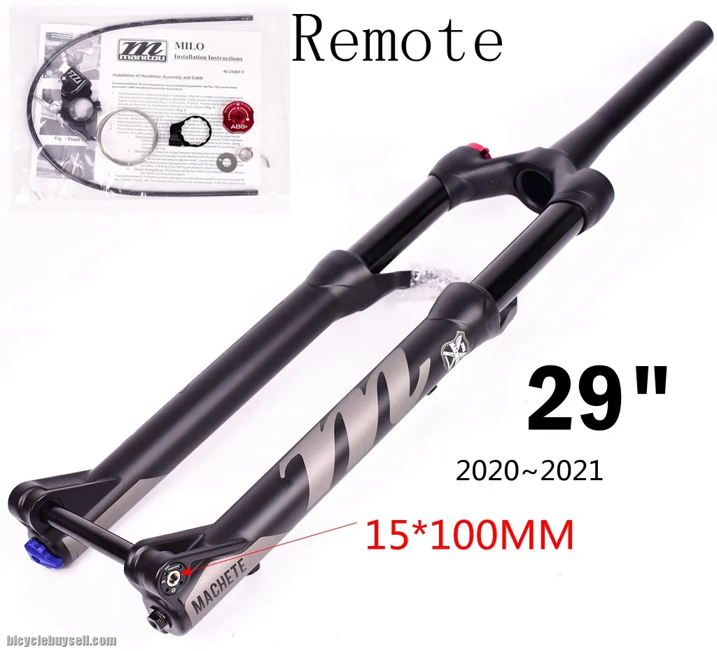 Manitou Machete Comp Manual 27.5er 29er Thru Axle