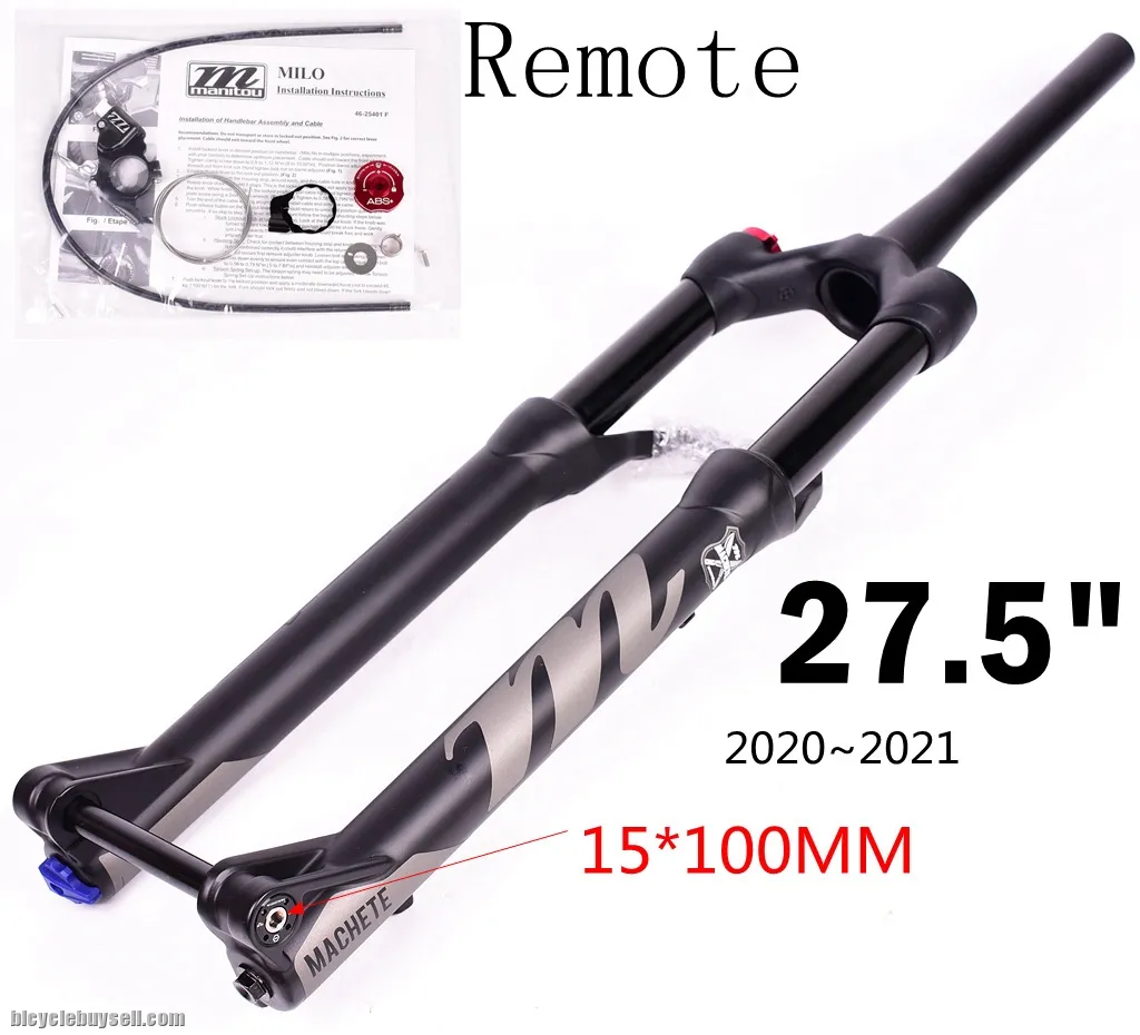 Manitou Machete Comp Manual 27.5er 29er Thru Axle