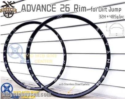 DA BOMB Rim Advance 26" x 32holes (SELL IN PAIR)