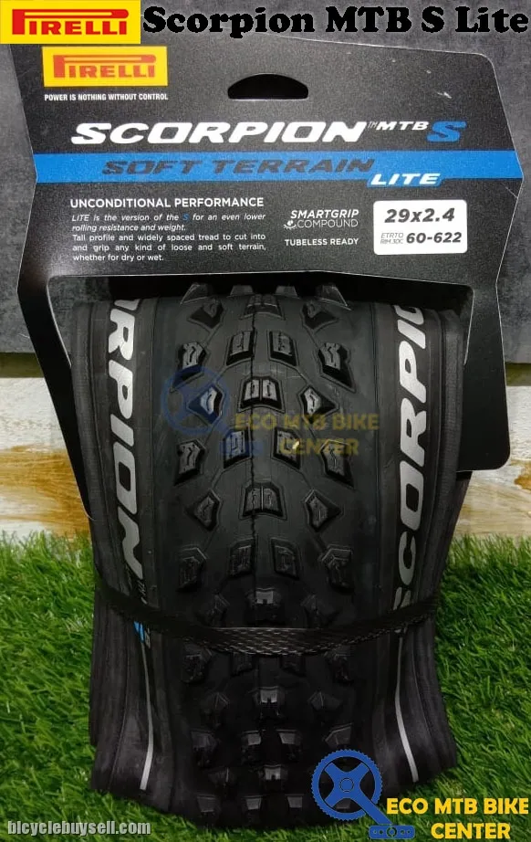 PIRELLI MTB Tires Scorpion MTB S Lite 29x2.4 | Soft Terrain Lite | Tubeless Ready