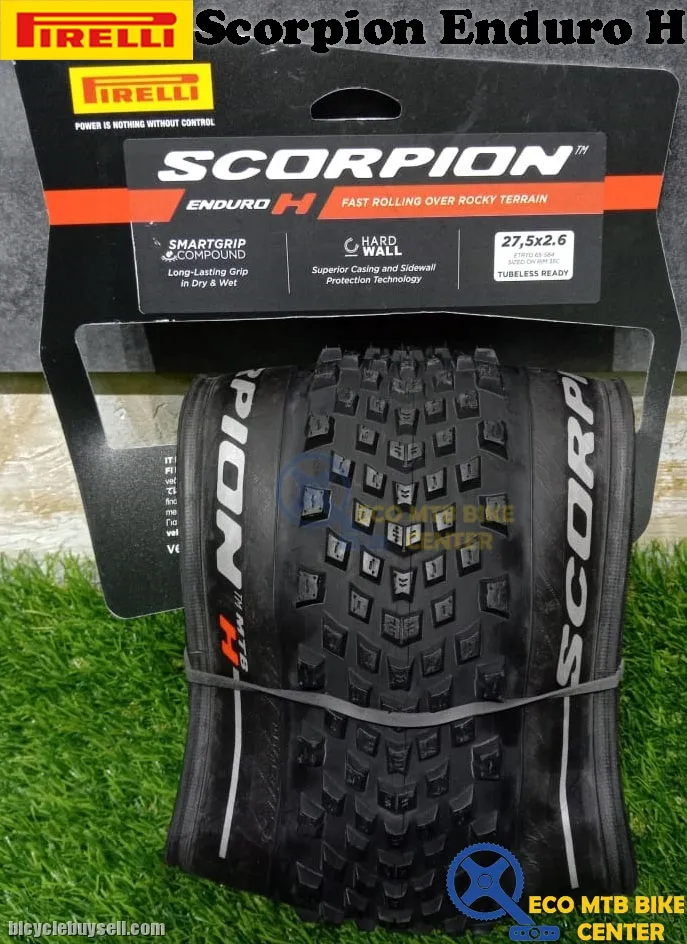 PIRELLI MTB Tires Scorpion Enduro H 27.5 | Fast Rolling Over Rocky Terrain | Tubeless Ready