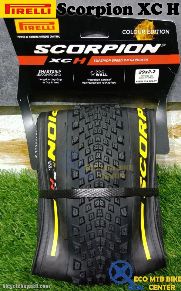 PIRELLI MTB Tires Scorpion XC H 29x2.2 | Superior Speed on Hardpack | Tubeless Ready