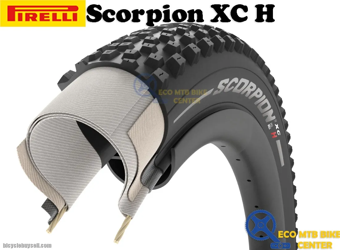 PIRELLI MTB Tires Scorpion XC H 29x2.2 | Superior Speed on Hardpack | Tubeless Ready