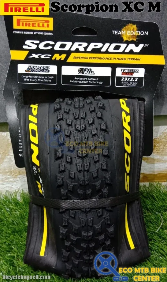 PIRELLI MTB Tires Scorpion XC M 29x2.2 | Superior Performance in Mixed Terrain | Tubeless Ready