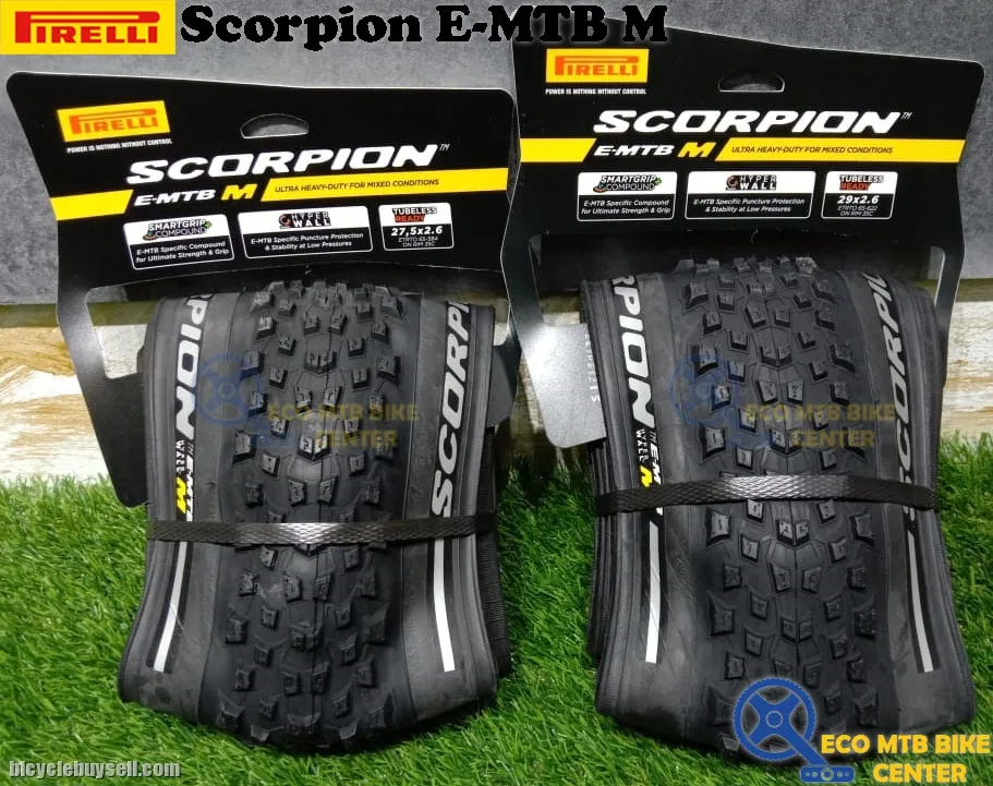 PIRELLI MTB Tires Scorpion E-MTB M 27.5/29 | Ultra Heavy-Duty for Mixed Conditions | Tubeless Ready