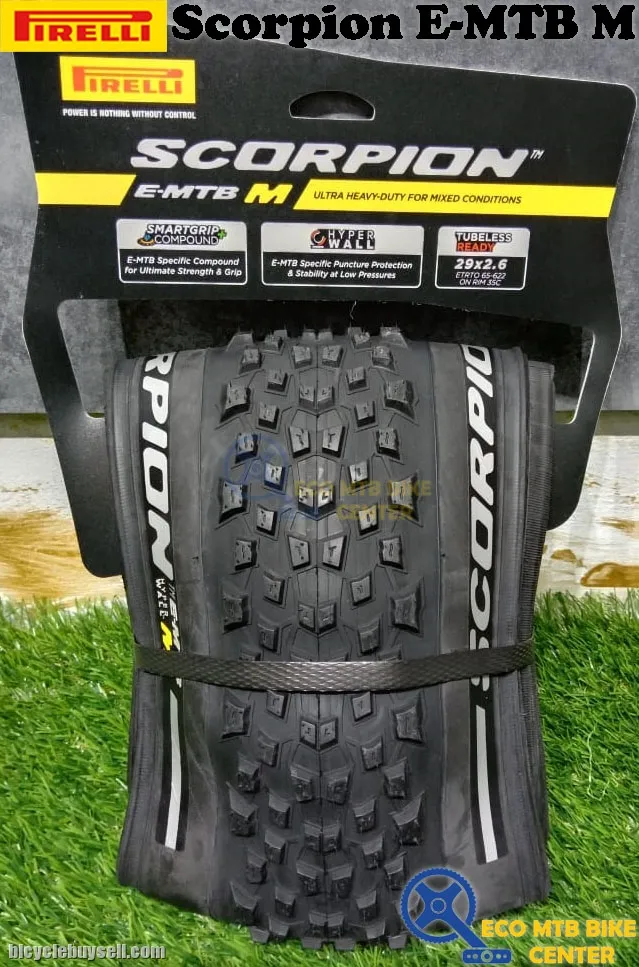 PIRELLI MTB Tires Scorpion E-MTB M 27.5/29 | Ultra Heavy-Duty for Mixed Conditions | Tubeless Ready