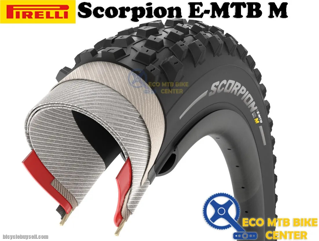 PIRELLI MTB Tires Scorpion E-MTB M 27.5/29 | Ultra Heavy-Duty for Mixed Conditions | Tubeless Ready