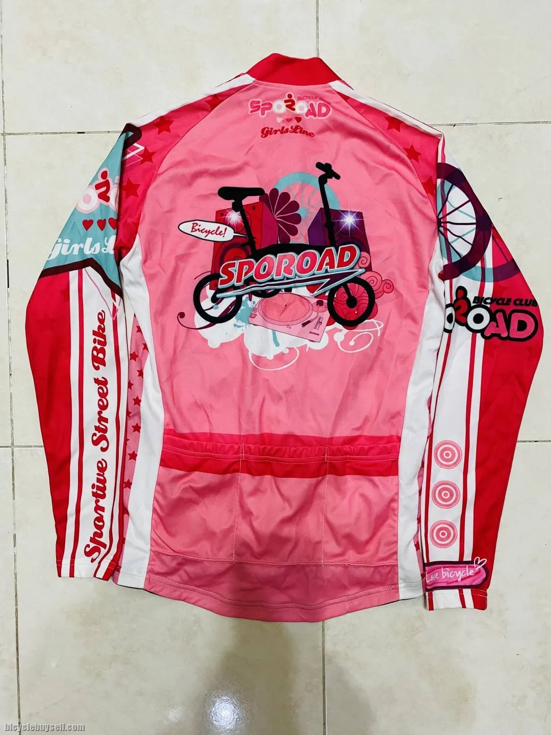Fixed Gear Long sleeve jersey S size