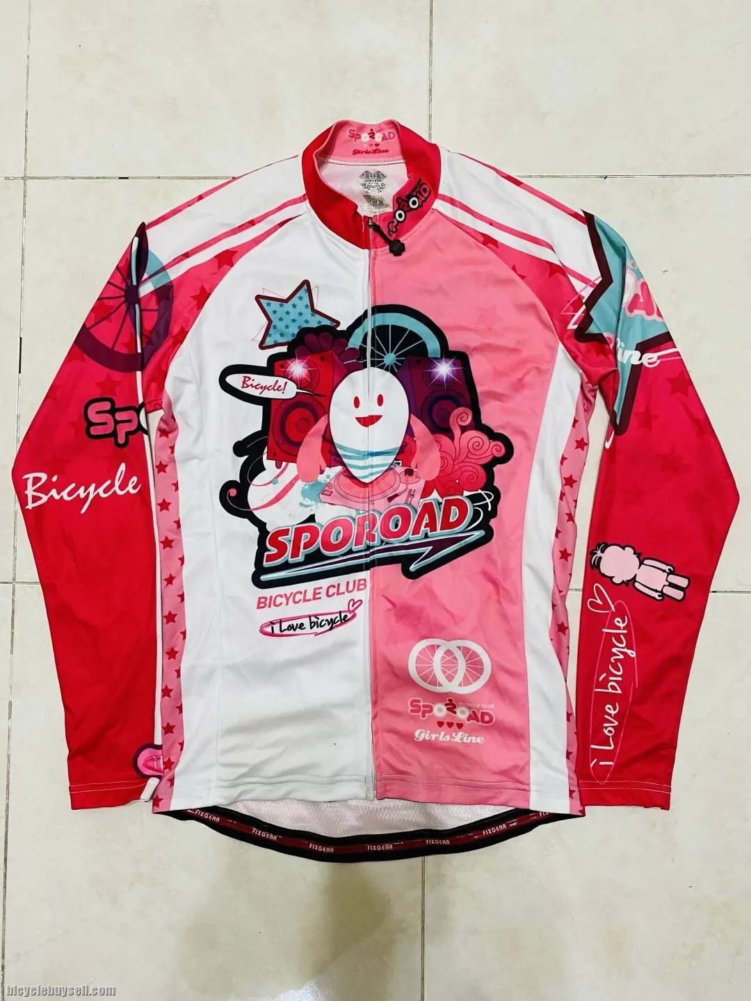 Fixed Gear Long sleeve jersey S size