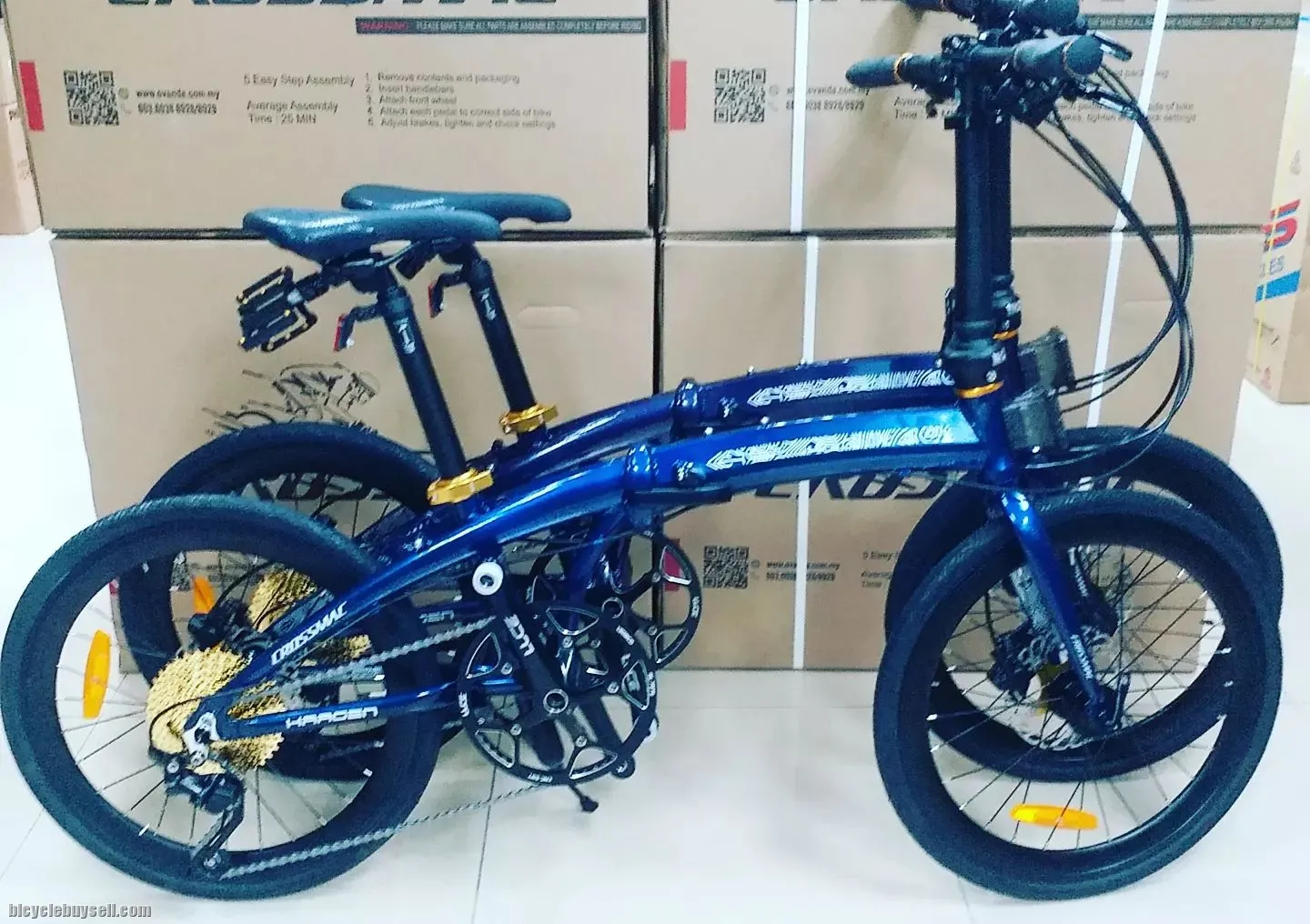 CROSSMAC HAAGEN 10 FOLDING BIKE 20 451 10 SPEED