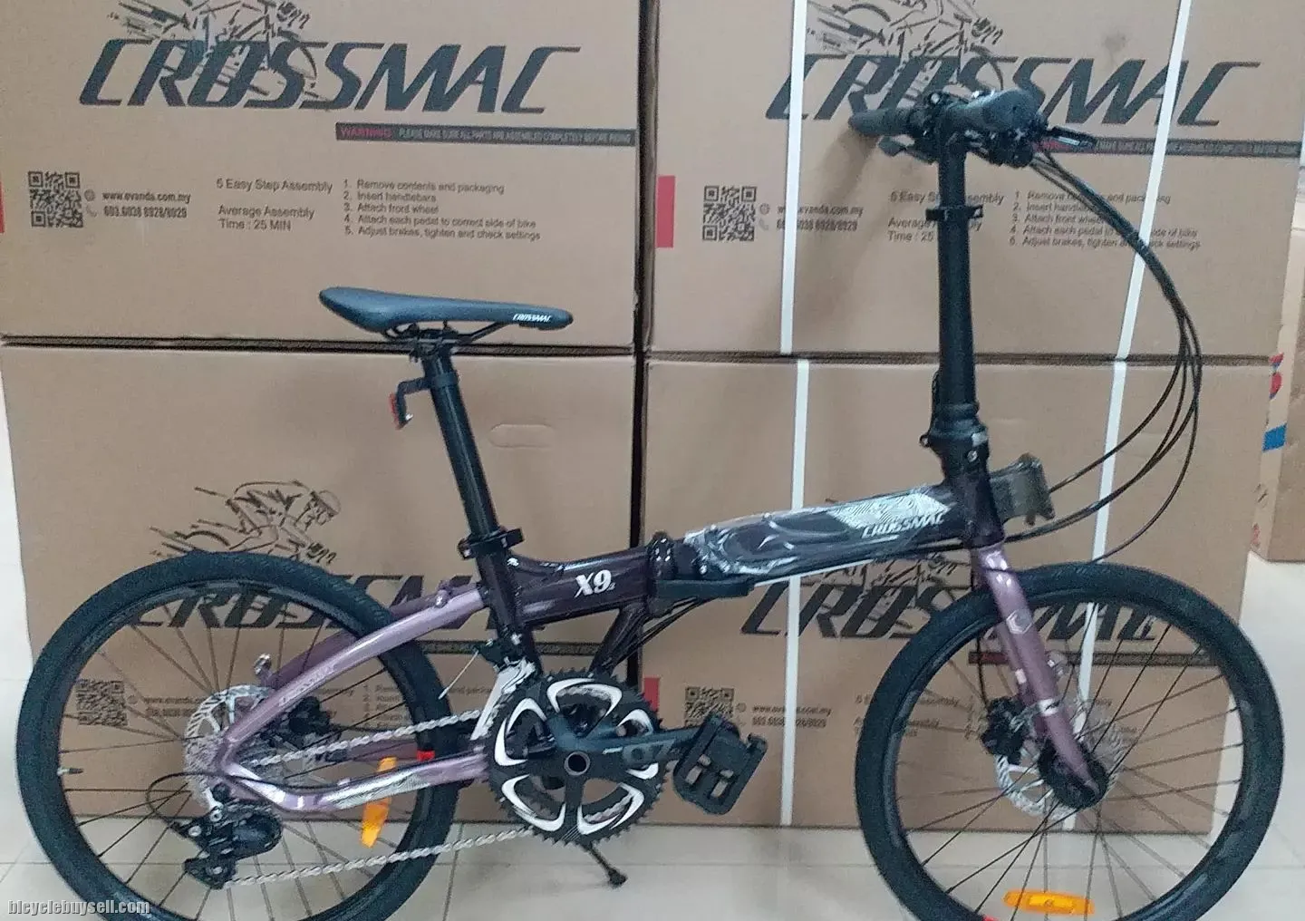 CROSSMAC X9.2 FOLDING BIKE 20 451 22 SPEED