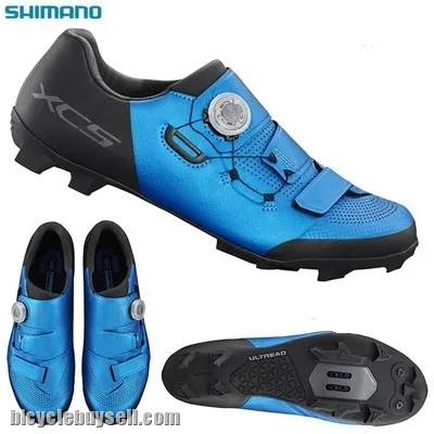 Shimano Xc502 XC5 Michelin MTB Shoe (Blue Black Green)