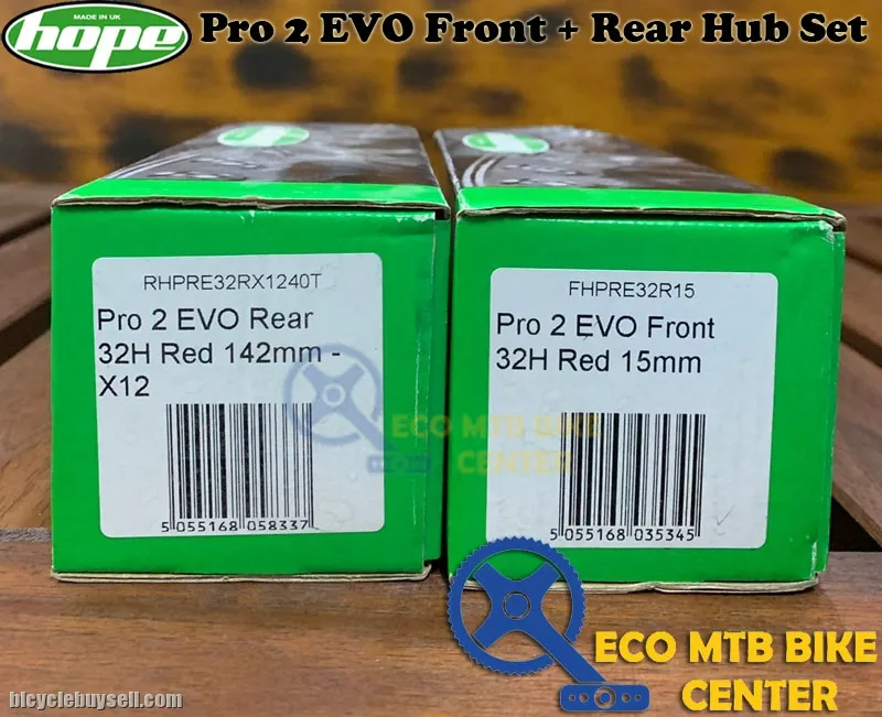 HOPE Pro 2 Evo Front + Rear Hub Set