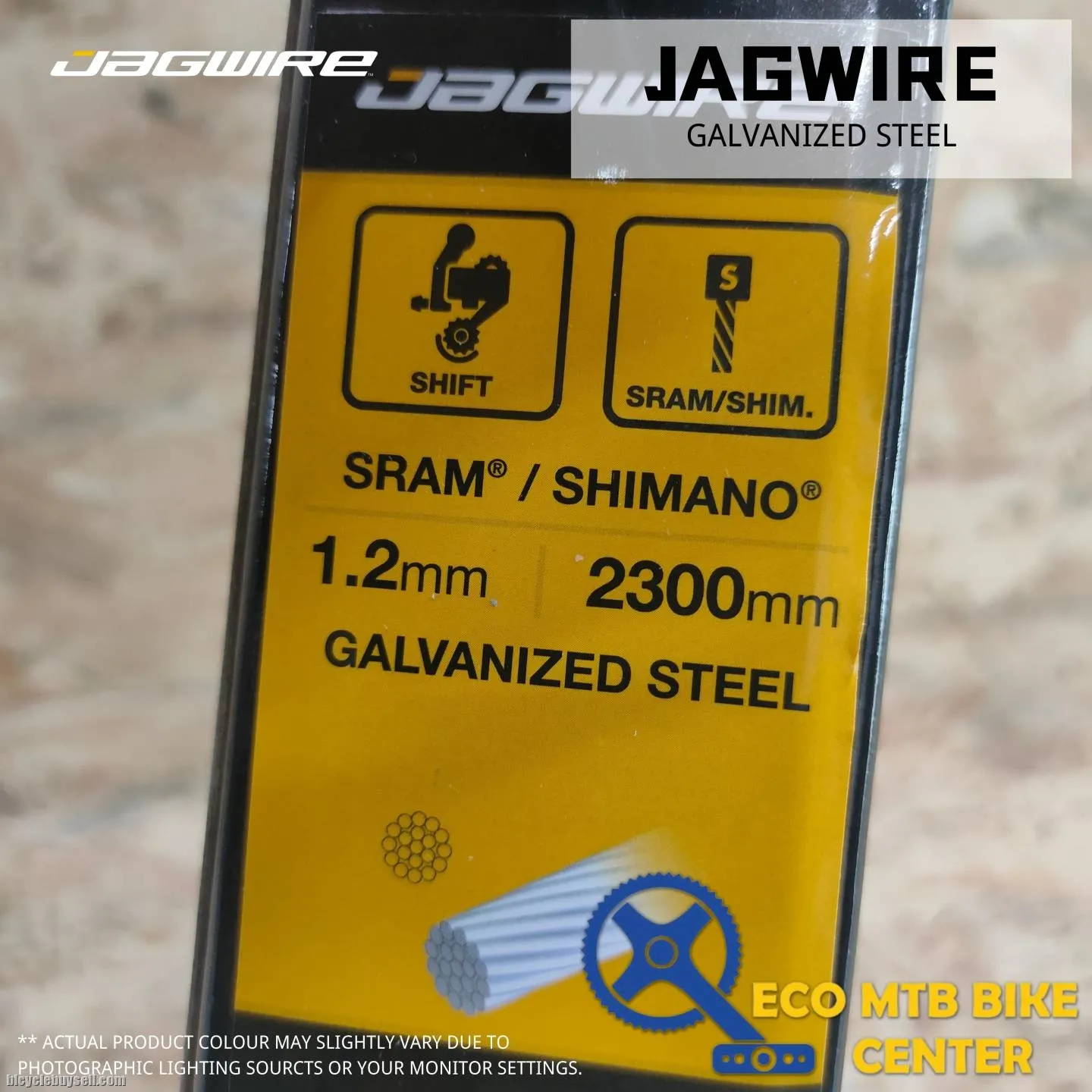 JAGWIRE BWC 1011 BASICS SHIFT INNER WIRE 2300mm (SELL IN PCS)