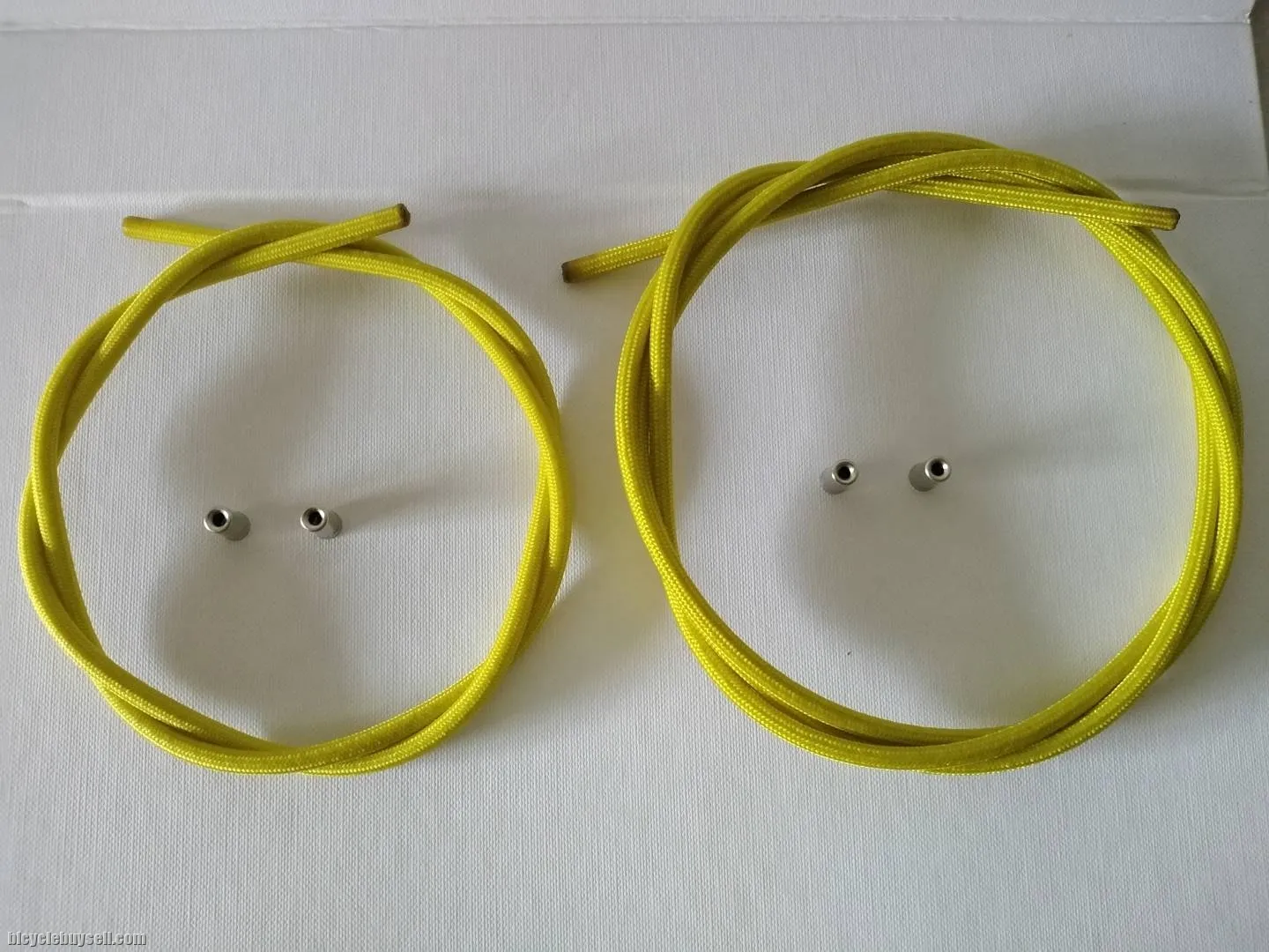 Brake Cables Outer Housing 1 pair Yellow Vintage Style