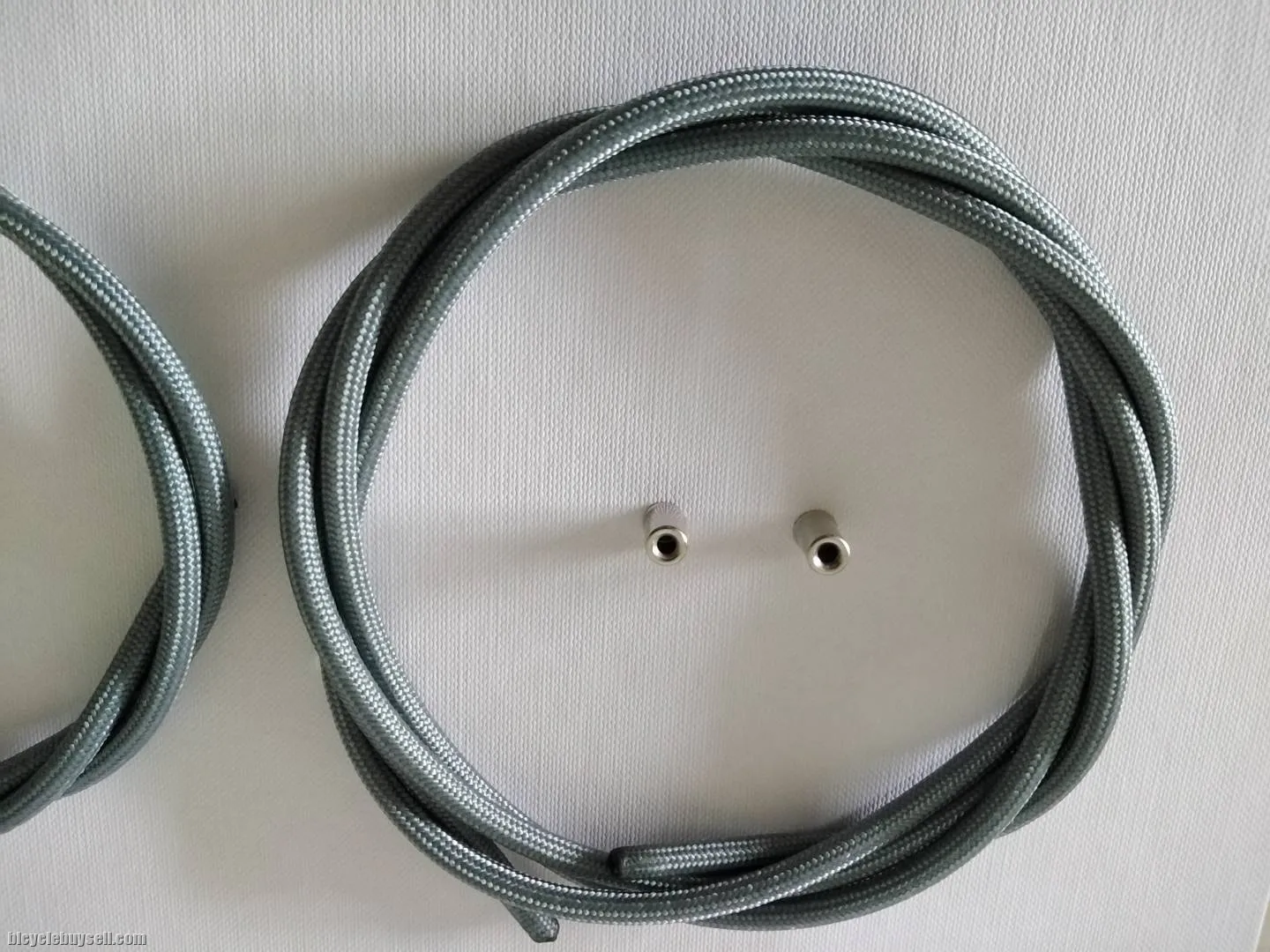 Brake Cables Outer Housing Sil/Gry Vintage Style