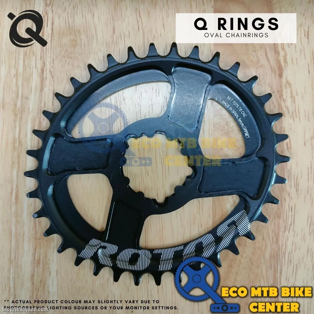 ROTOR OVAL CHAINRING Q RINGS DM SRAM BOOST 3mm OFFSET