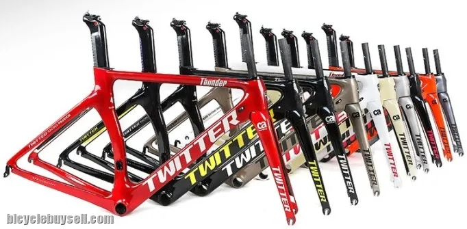 Twiteer Haite Thunder Racing Frame Carbon Fiber Road Bike Men's And Women's Rim Brake V Brake