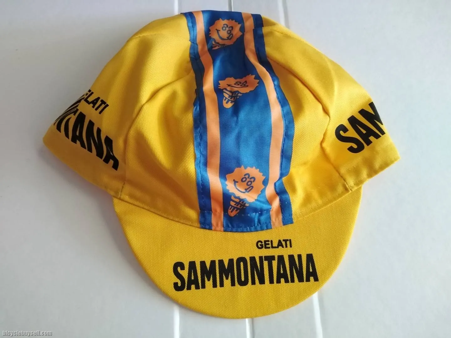 Cycling Cap Sammontana Yellow New