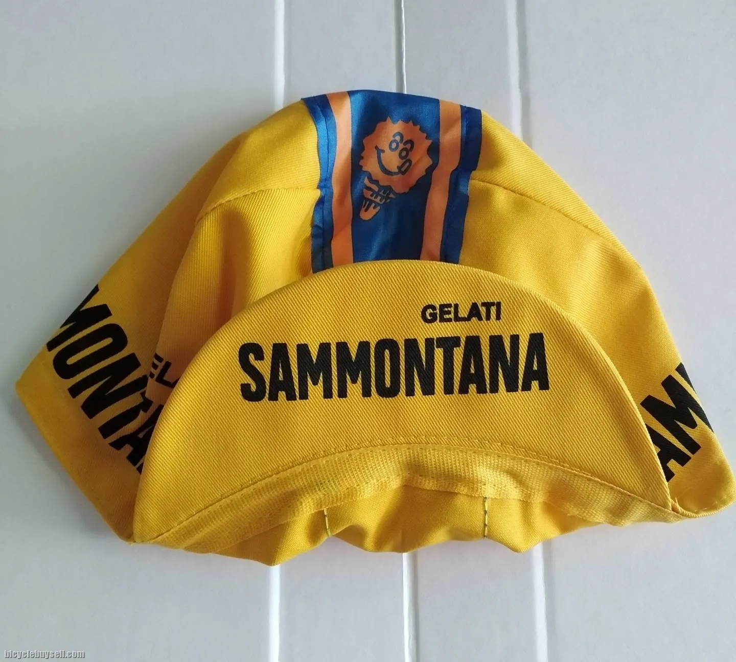 Cycling Cap Sammontana Yellow New
