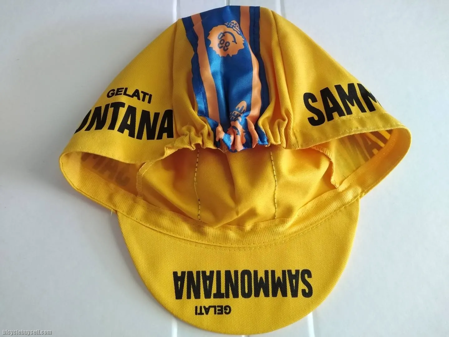 Cycling Cap Sammontana Yellow New