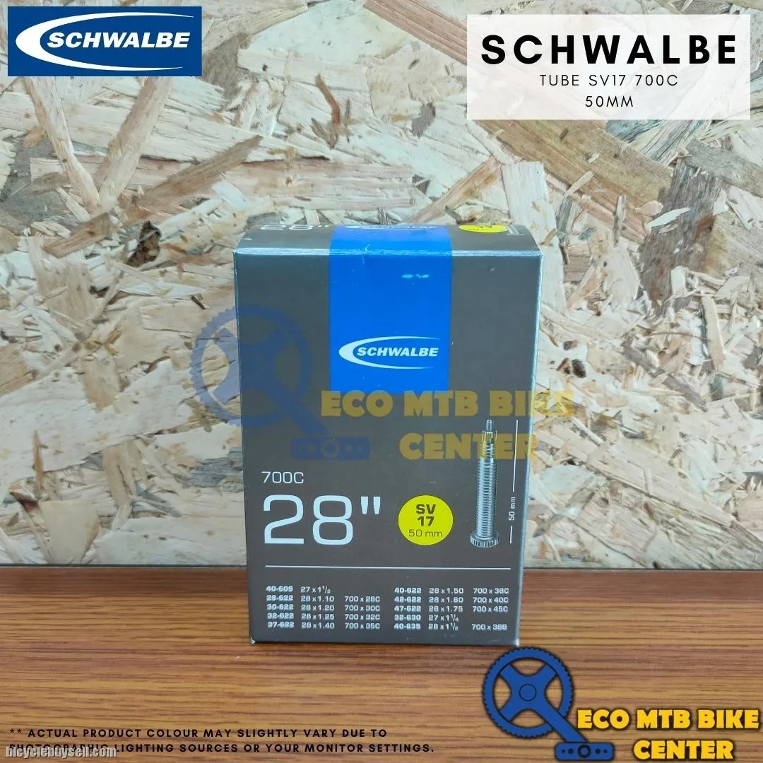 SCHWALBE TUBE 700X28-45C 50MM FV/SV17