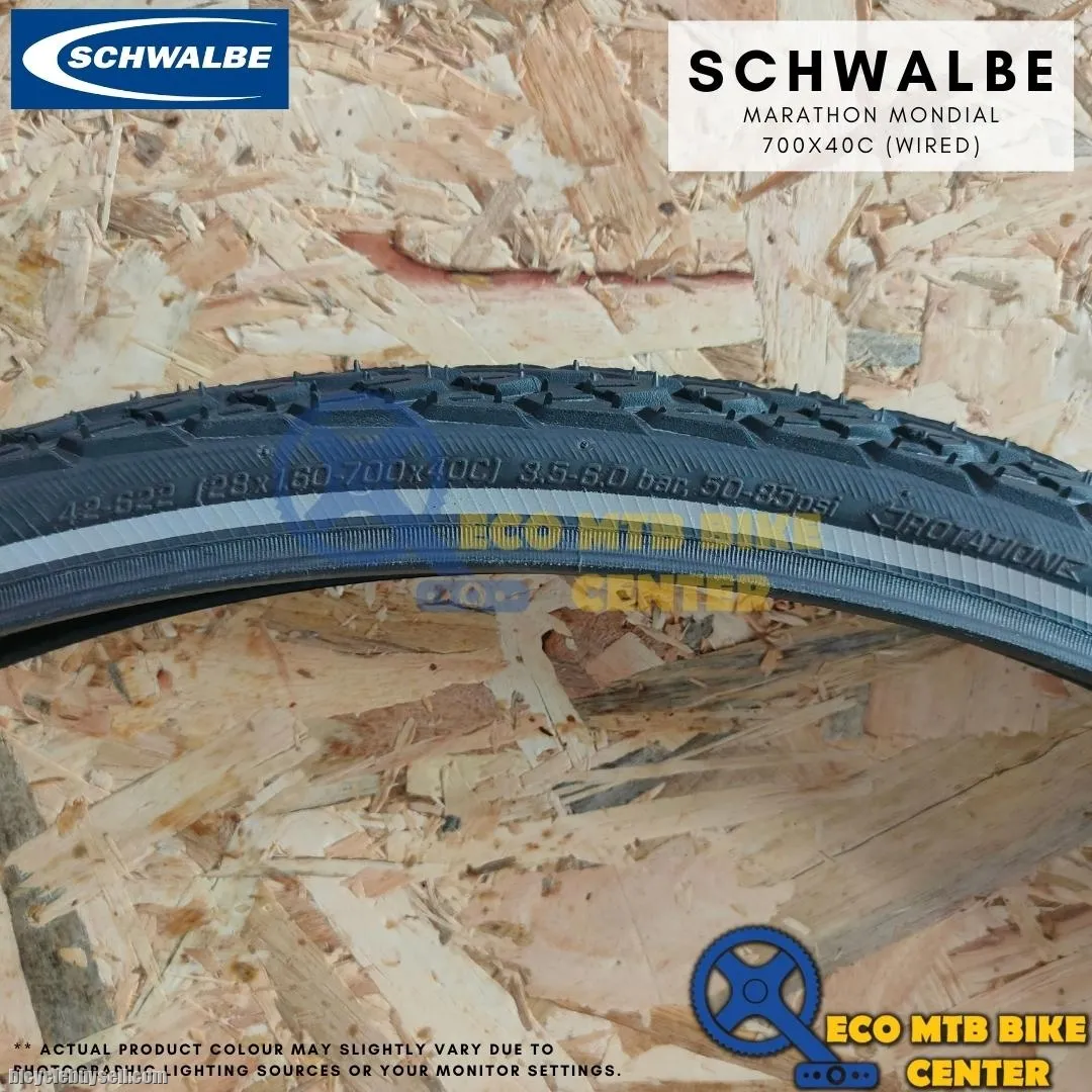 SCHWALBE TIRE MARATHON MONDIAL 700X40C (WIRED)