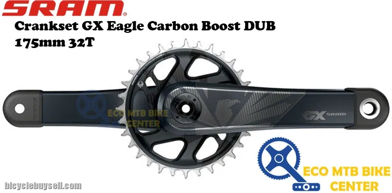 SRAM Crankset GX Eagle Carbon B148 DUB 170/175mm 32T Lunar