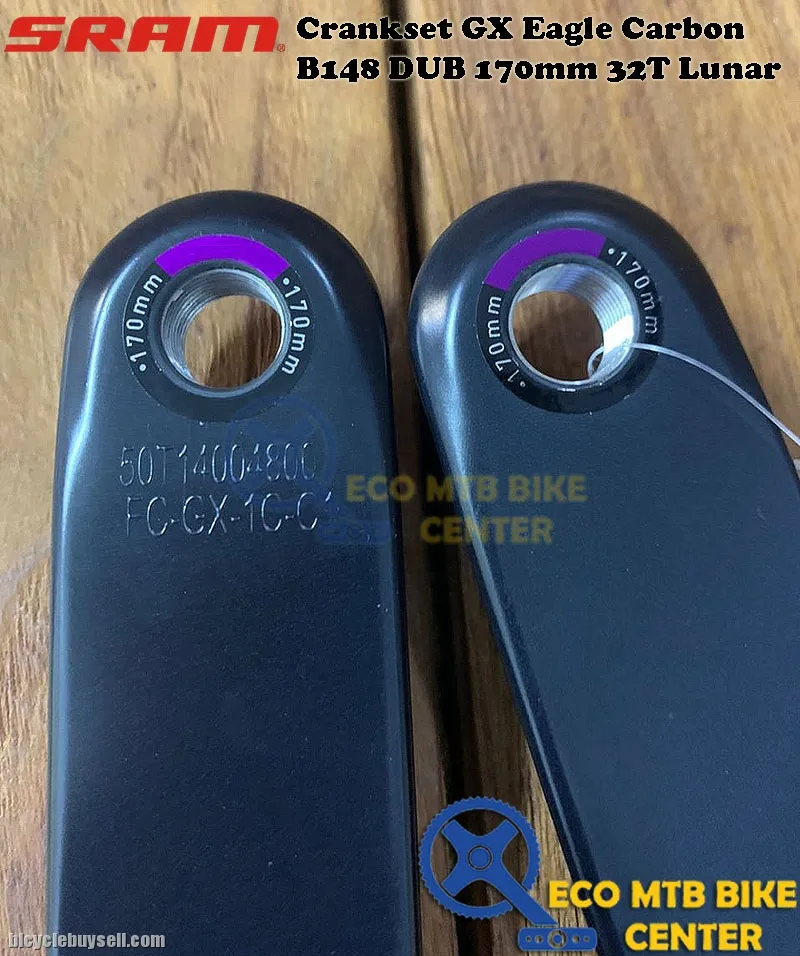 SRAM Crankset GX Eagle Carbon B148 DUB 170/175mm 32T Lunar