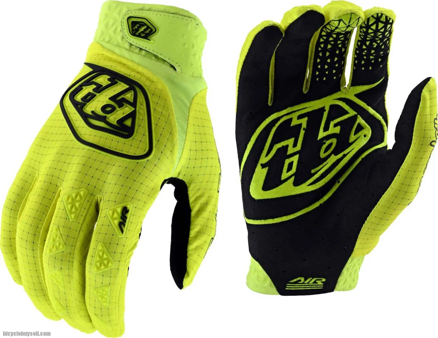 Troy Lee Designs Air Gloves Flo Yellow 2023 - Size L (TLD)