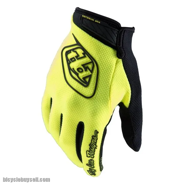 Troy Lee Designs Air Gloves Flo Yellow 2023 - Size L (TLD)