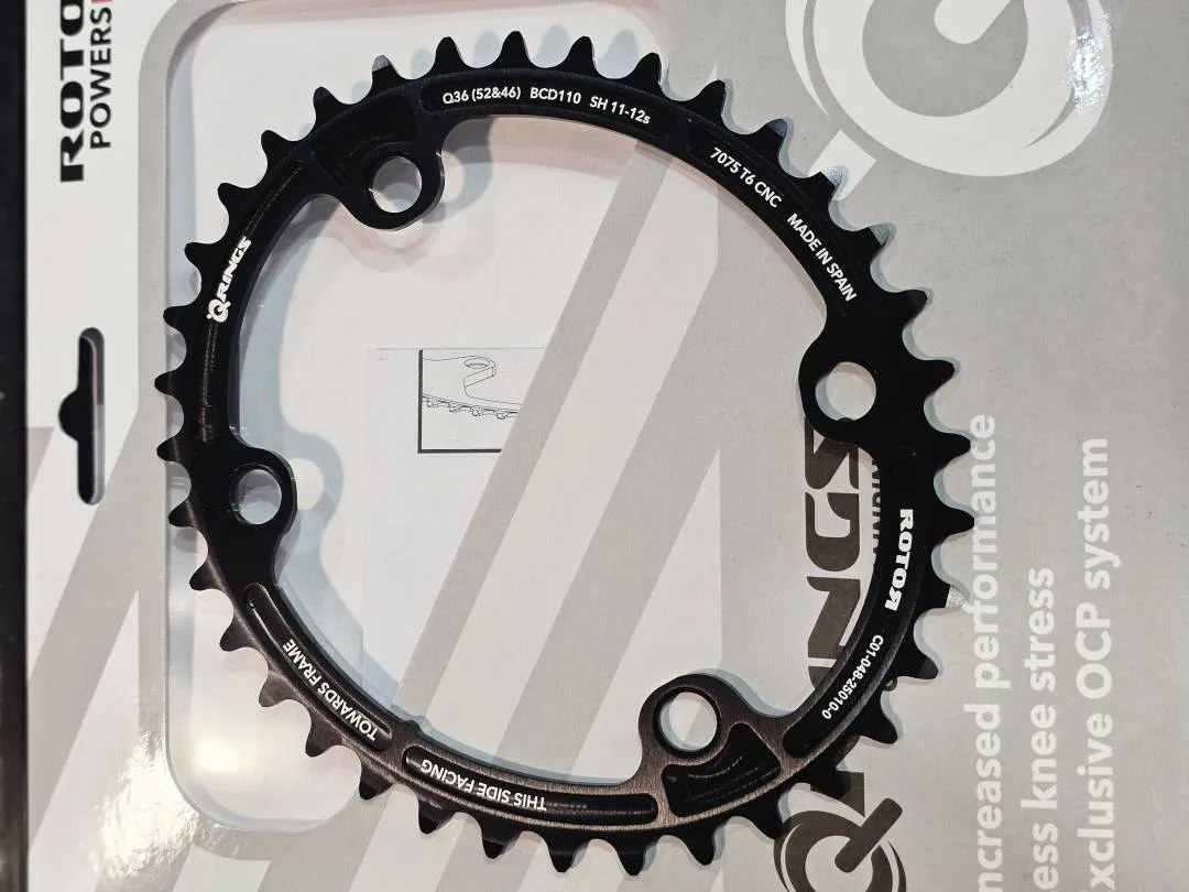 2024 Rotor Qring 52/36T Chainring