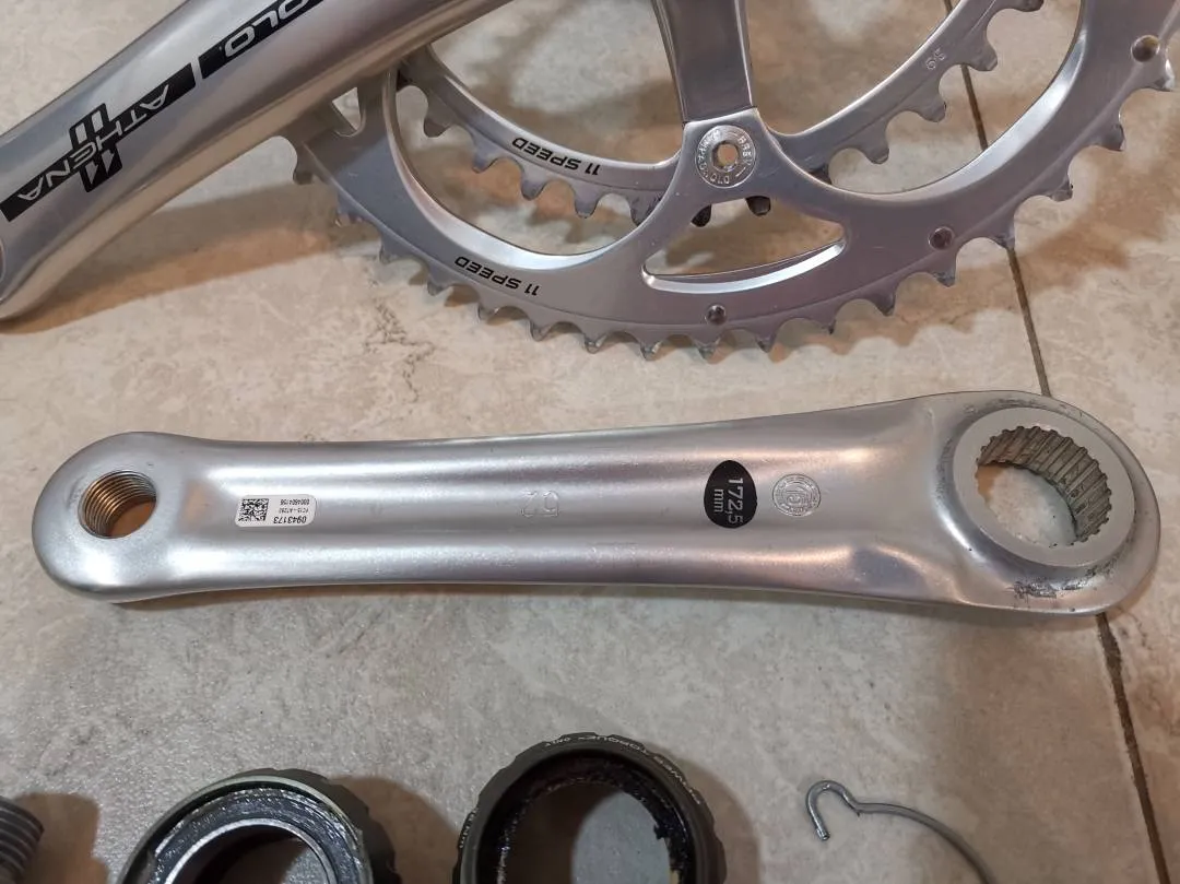 Extremely Rare Campagnolo Athena Sliver Groupset