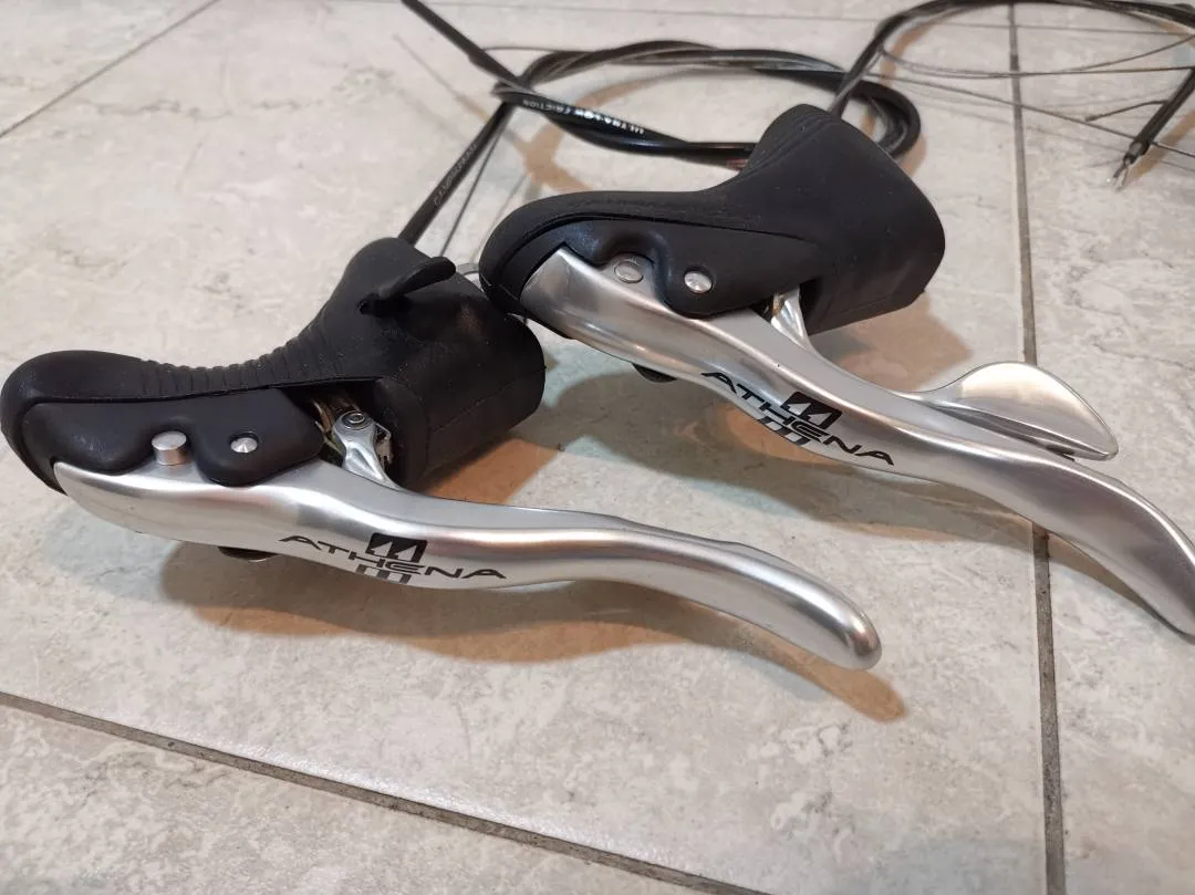 Extremely Rare Campagnolo Athena Sliver Groupset